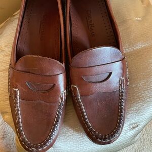 Cole Haan Brown Leather Penny Loafers